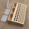YVOKERN Leather Craft Tool Holder with 46/98 Holes,Professional Leather Punch