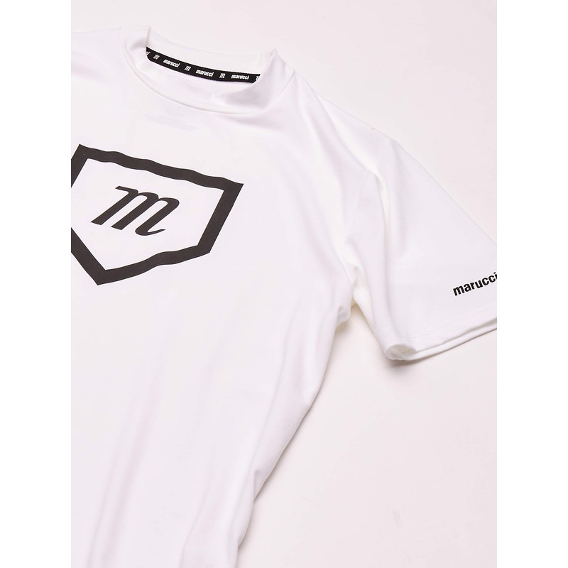 Marucci MATPFMHO-W-YXL Camiseta de Rendimiento para Jóvenes, Blanco, Extra Grande