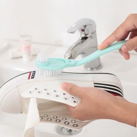 Double-Sided Shoe & Sneaker Cleaning Brush Double-Sided Sneaker Cleaning Brush - Pink 7ea