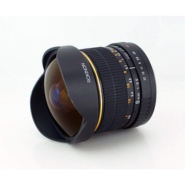 Rokinon FE8M-N 8mm F3.5 Fisheye Fixed Lens for Nikon (Black)