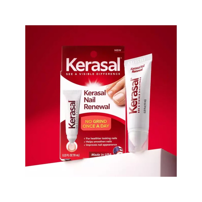 Keracell 케라셀네일 리뉴얼10ml 2개 손톱영양제 문제성손발톱 Kerasel Nail Renewal 10ml