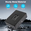 FiiMan Cash Box with Money Tray and Lock, Metal Locking