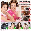 4 Sizes Self-Grip Hair Rollers Set with Clips - 4