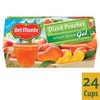 Del Monte Diced Peaches in Peach Flavored Gel Fruit Cups,