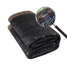 SUNNY GUARD 40% 6x12ft Shade Cloth for Garden, Mesh Tarp, Sunblock Plants Cover for Vegetables, Greenhouse, Raised Bed,Pets,Chicken Coop, Black