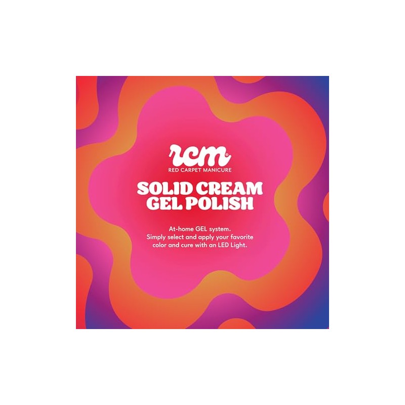 RC Red Carpet Manicure Solid Cream Polish Paleta de 6