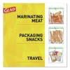 Glad 60771 Fold-Top Sandwich Bags, 6 1/2 x 5 1/2,