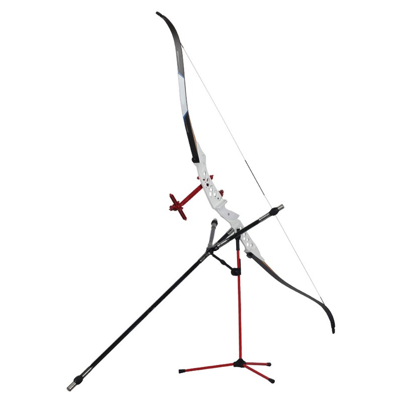 Archery Bow Stand Rack Height Adjustable Flexible Detachable Fiber Glass