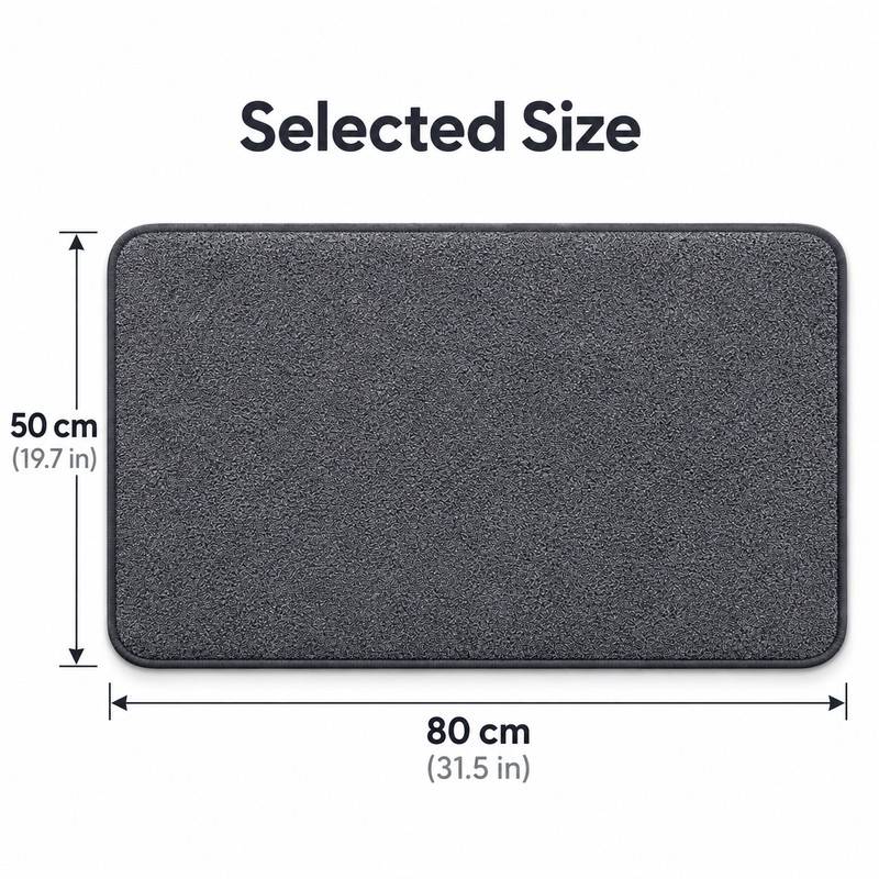 Flannel Floor Mat for Kitchen & Bathroom – Non-Slip Absorbent
