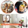 Wellmax WM99024S Grocery Utility Shopping Cart, Easily Collapsible and Portable