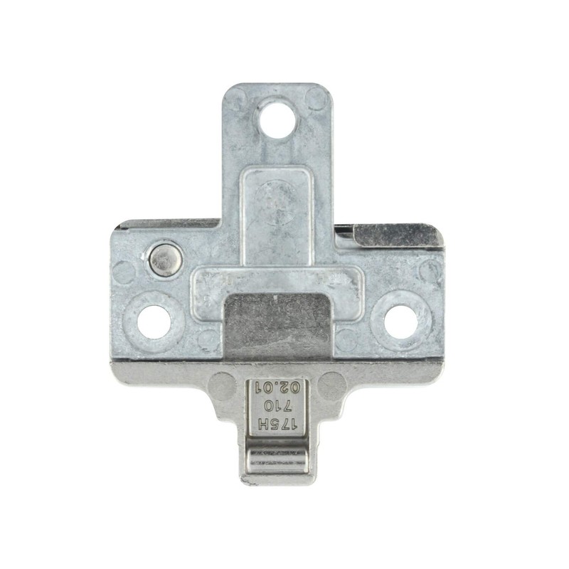 Blum 175H7100x10S 175H7100, Frameless Mounting Plate, Clip-On, 0 mm Height