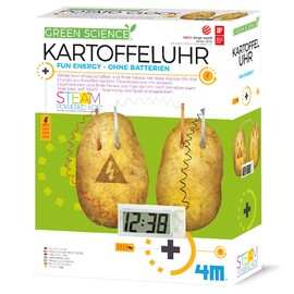4M 68629 HCM Kinzel Educational Toy, A Digital Clock Draws Its Energy Only From Kar