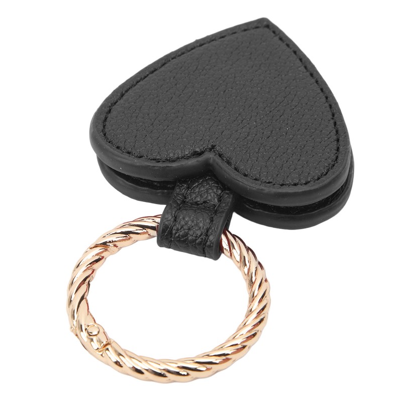 Magnetic Hat Clip Portable PU Leather Heart Shaped Magnetic Hat
