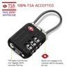 2 Pack TSA Approved Travel Luggage Locks, Metal Cable Combination
