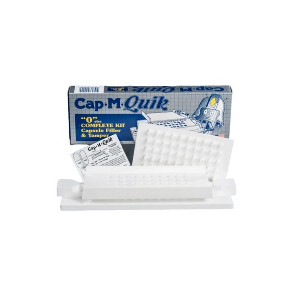 Cap-M-Quik Size 0 - Capsule Filler with Tamper (Complete Kit)