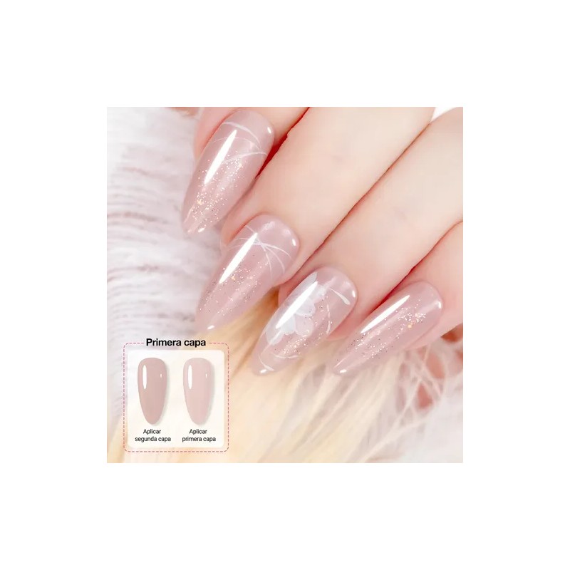 Kit De Gel Semipermanentes 3 En 1 Esmalte De Uñas