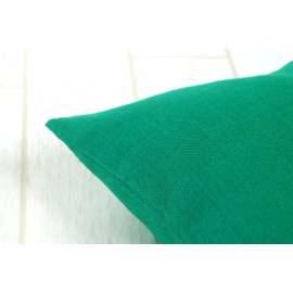 DDintex Natura Tropical Green Zabuton Cover, 21.7 x 23.2 inches (55 x 59 cm) [Lithuanian Linen]