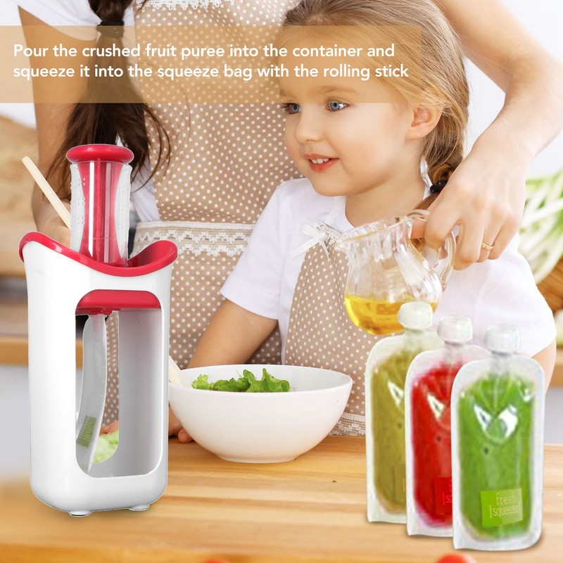 Baby Squeeze Station Fruit Puree Squeeze Station Infant Baby Food