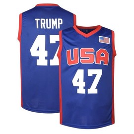 Load Master President Trump Embroidered 47 USA Jersey Size XL  MAGA NEW!!!
