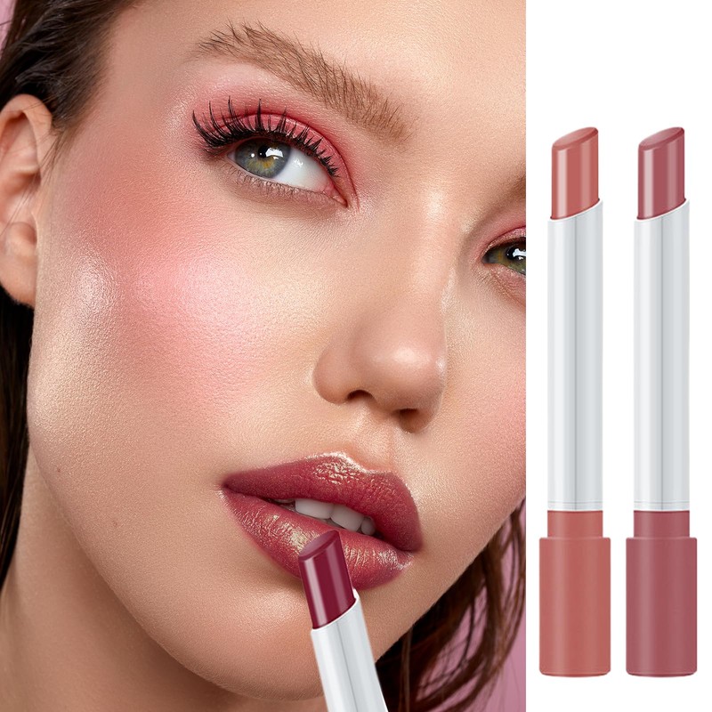 Xumann 4PCS Plumping Lipstick Set, Long Lasting Lipgloss Set for