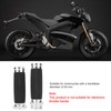 1Pair Universal Motorcycle 25mm Handgrip Aluminum+Rubber Anti Slip Handlebar Grip