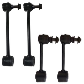 HHCM 4PC Front and Rear Sway Bar Link K750453 K6700 for Jeep Wrangler 2007-2017, Stabilizer Bar Link for Jeep Wrangler JK 2018, Sway Bar Link Front and Rear