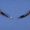 GAVU Men's Crystal Necklace, Stone, Tigers Eye