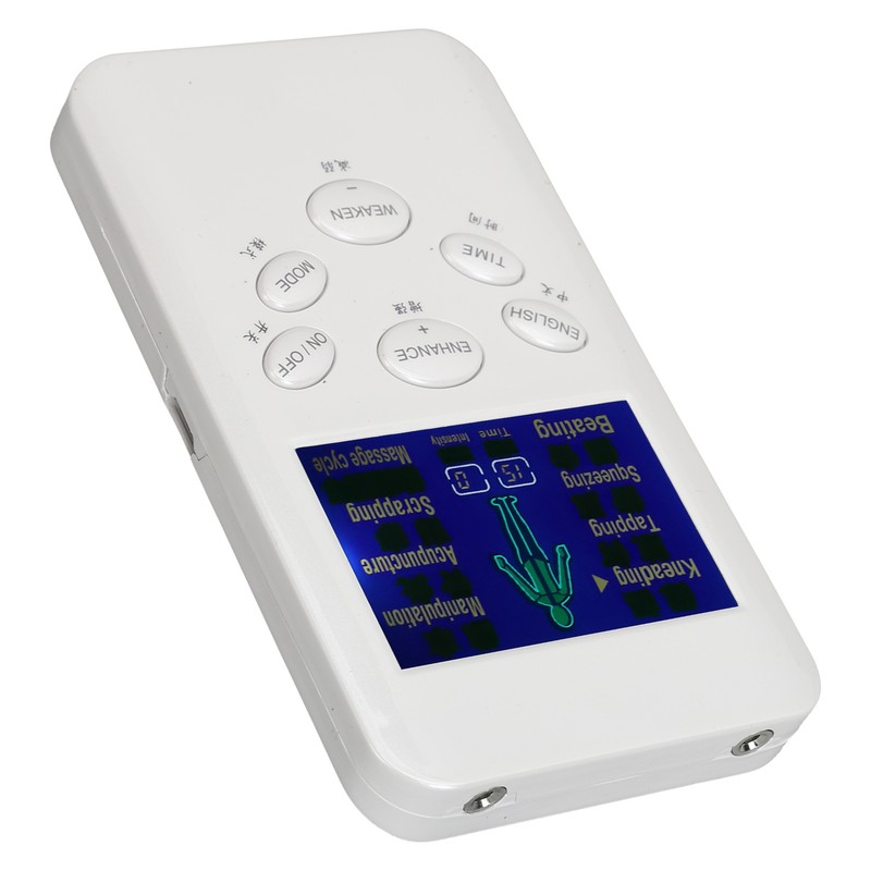 Dual Output Muscle Stimulating Machine Multifunctional Rechargeable Electronic Pulse Massager
