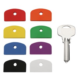 Set of 8 Coloured Large Square Headed Identifying Key caps for Yale Keys …