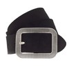 VANZETTI Women's Leather Belt Made in Germany Black 80, black