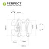 Perfect TV Mount Swivel Vesa 100