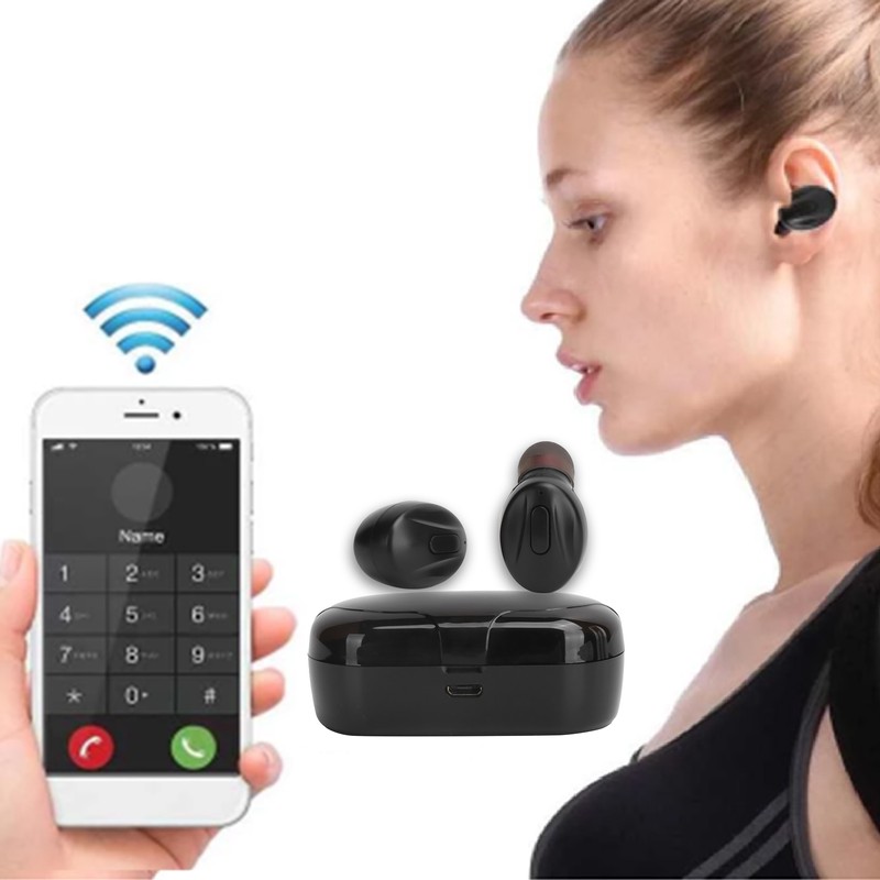 TWS Wireless Bluetooth Headsets Bluetooth 5.0 Earphones Earbuds for Android/IOS