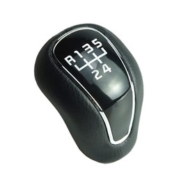 Gear Knob 5 Gears in Black Compatible with Hyundai Creta I / IX25 GS 2014 - Kia Ceed II JD 2014 - 2018 Facelift Only! | Cerato III YD 2012 - | Sportage III SL 2009 - | Forte K3 2012 - 2016