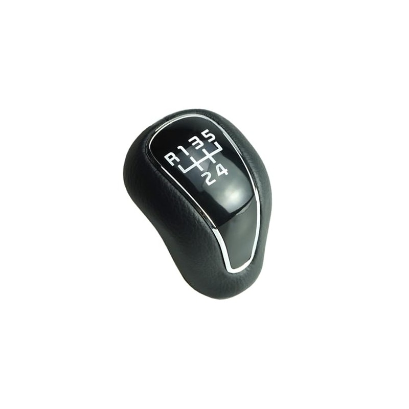 Gear Knob 5 Gears in Black Compatible with Hyundai Creta
