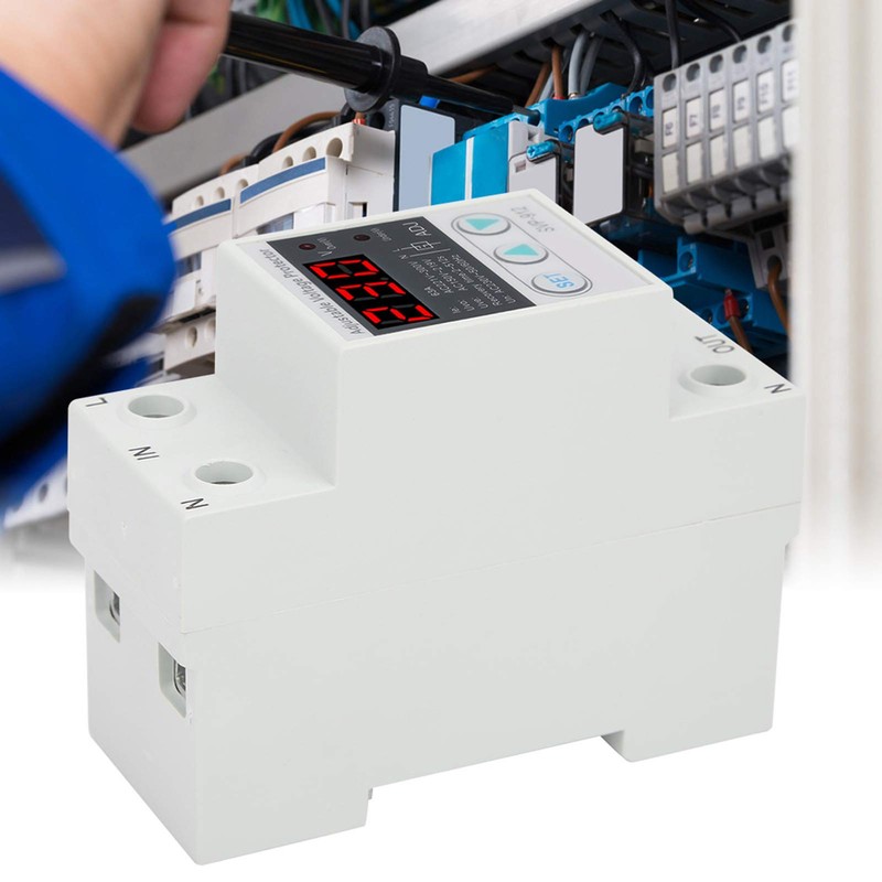 Voltage Protection Relay, 230 V Low Voltage Protection Adjustable Recovery