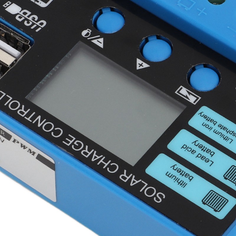 Solar Charge Controller 12V 24V Battery Solar Panel Charging Regulator