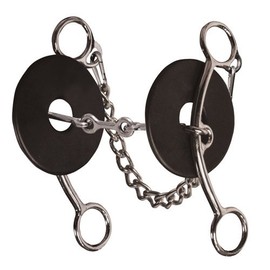 The Brittany Pozzi Collection by Professionals Choice Equine Three Piece Smooth Bit (6.5-Inch)