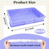BNOSDM 100 PCS Disposable Rabbit Cage Liner Plastic Guinea Pig