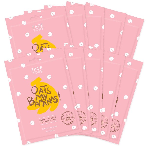 FACETORY Oats My Bananas Soothing Sheet Mask with Oats Extract