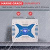 Pyle 2.1 Bluetooth Marine Amplifier Receiver - Waterproof 4 Channel