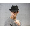 JowTreex Classic Fedoras Hats Short Brim Panama Jazz Hat Trilby