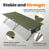Join Nature Oversized Camping Cot Foldable for Adults, Supports 450