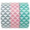 Wrapables Vector Triangles Japanese Washi Masking Tape (Set of 3),