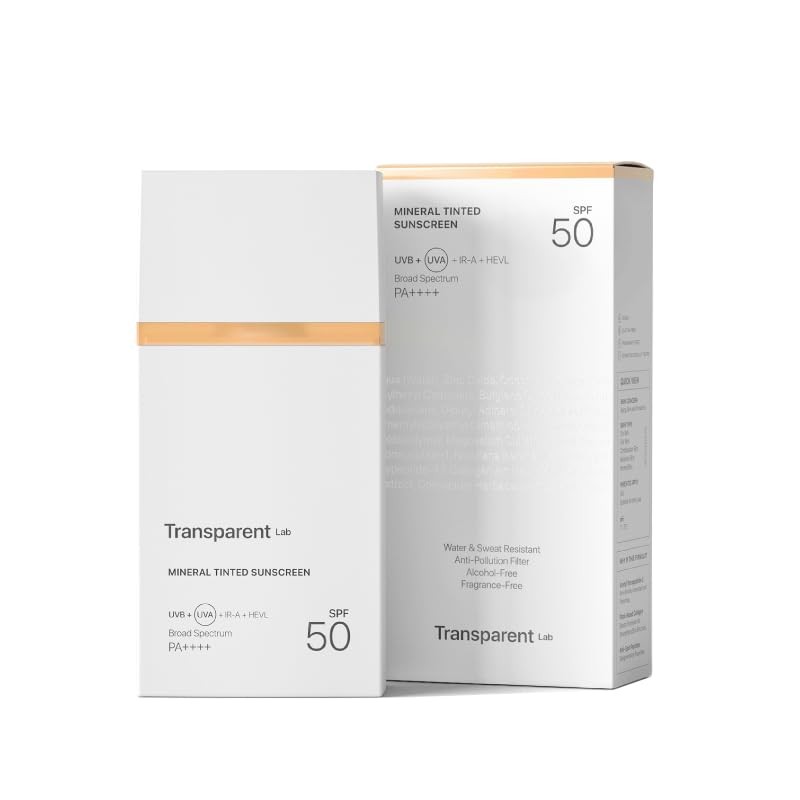 Transparent Lab Mineral Tinted Sunscreen Medium - Sun Protection with