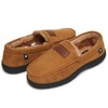 Lucky Brand Micro Suede Moccasin Slippers for Men with Faux