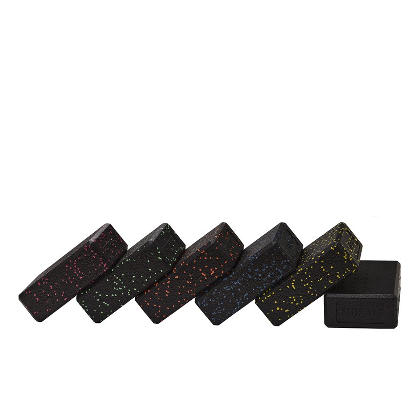 Actifoam Yoga Block Yoga Foam (Black + Green Medium Hard)