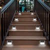 Solar Lights Outdoor Waterproof Deck Light, Solar Stair Lights Outside