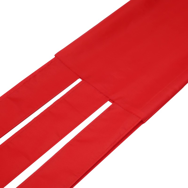 MSFHHA Red Flag WindSock Solid Color 2 Pack Stripes Wind