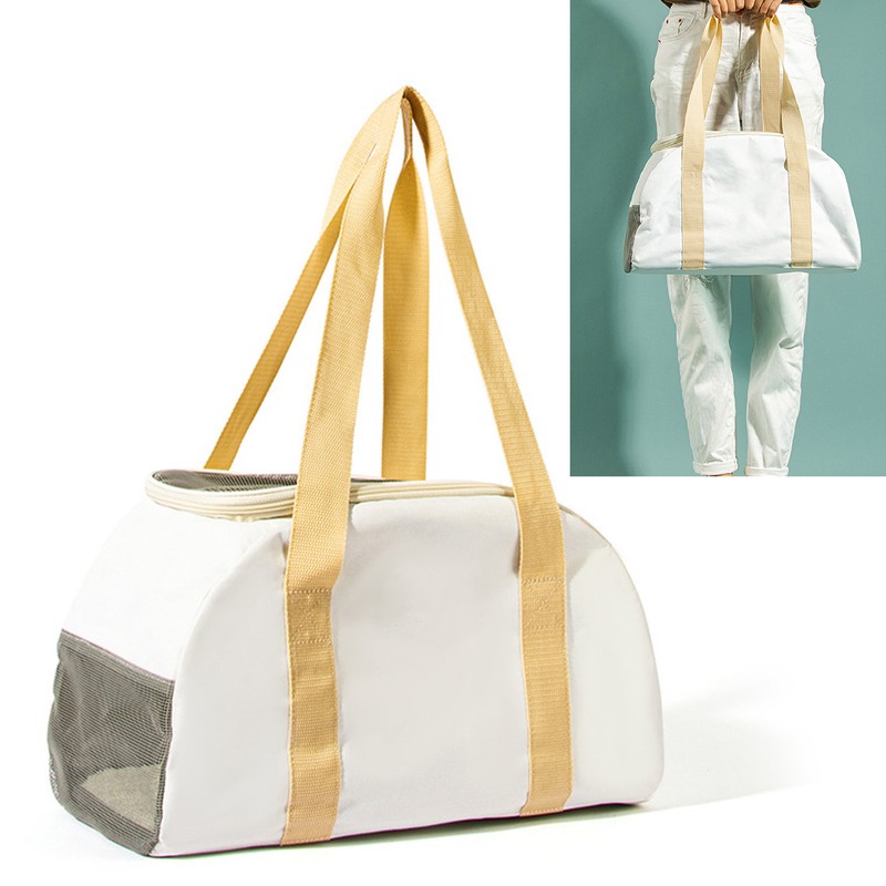 Cat Carrier Bag Large Space Breathable Comfortable Fashionable Portable for