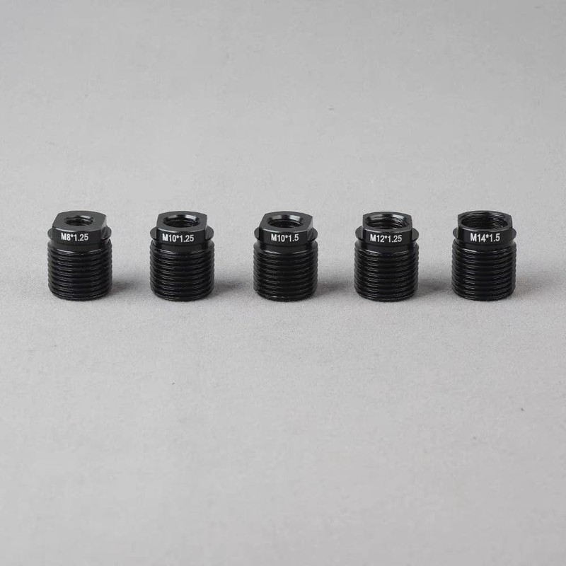 CHENLONB 5pcs Aluminum Alloy Shift Knob Adapter with Inner Screw